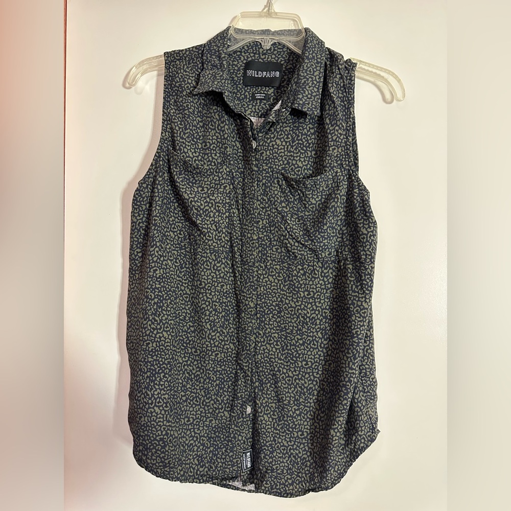 Wildfang The Empowered Leopard Button Up